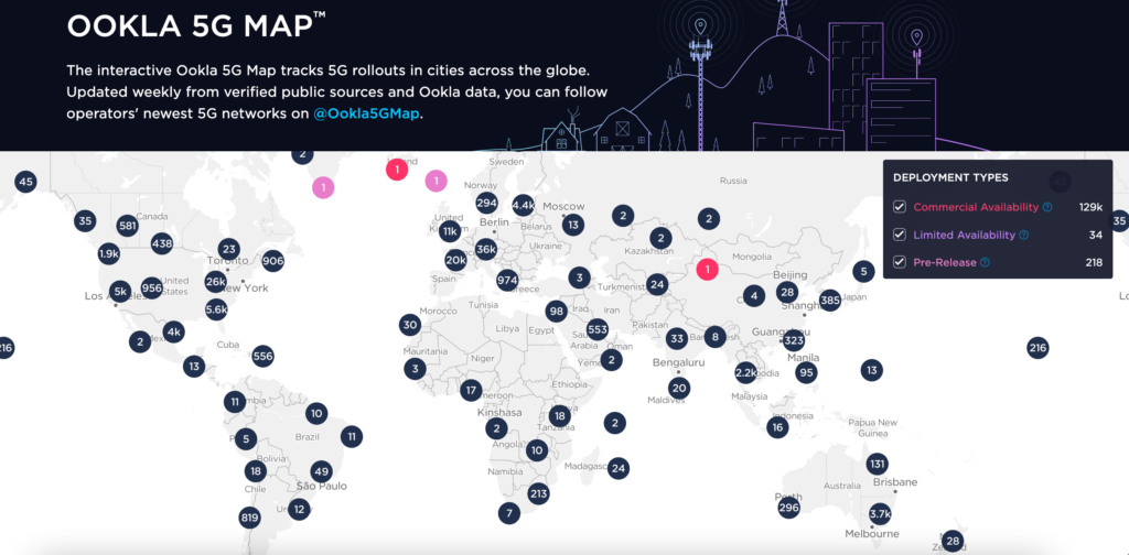 OOKLA 5G MAP