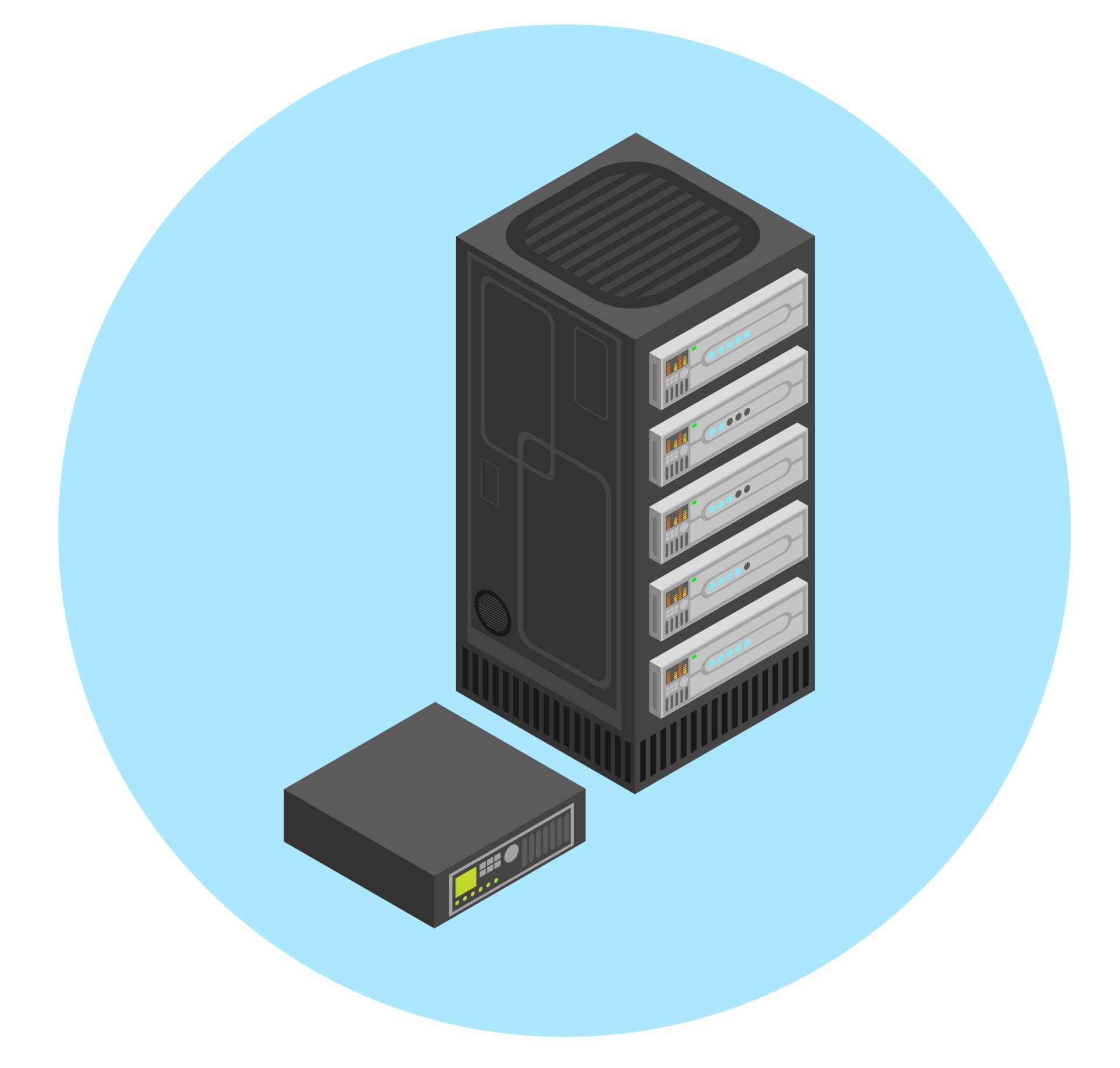 on-premises network hardware